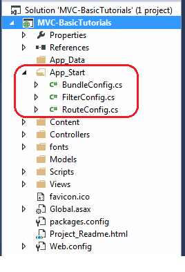 appstart folder asp.mvc
