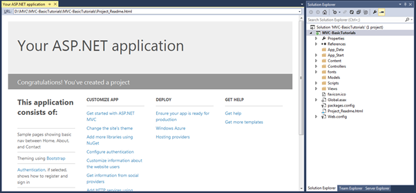 Create simple MVC Application