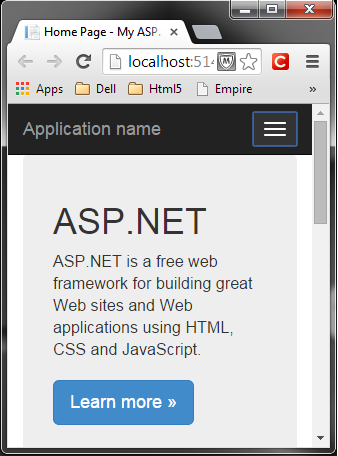 Responsive MVC Application 1