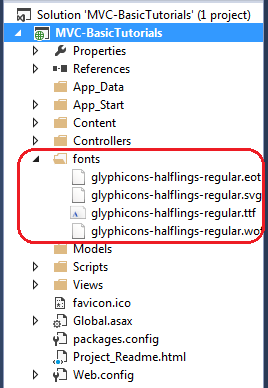 fonts asp.mvc